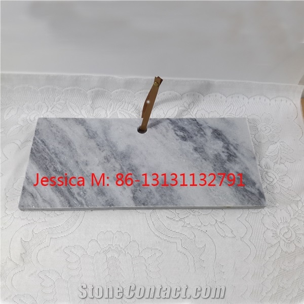 Collection Marble Rectangle Serving Board, Grey /Grey Marble Cheese Board /Grey Marble Chopping Blocks /Grey Marble Chopping Board
