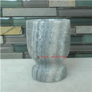 Grey Marble Wine Glasses / Marble Wine Glasses /Marble Egg Cup