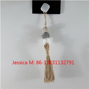 Hanging Beach Stone / River Stones Hanging for Interior Decoration