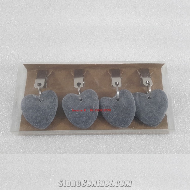 Heart Shape Stone Tablecloth Weights