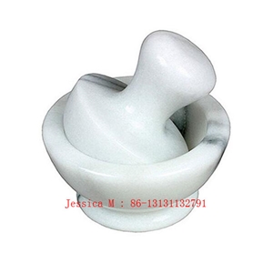 Marble Mortar and Pestle Set /Marble Mortar with Over-Sized Pestle