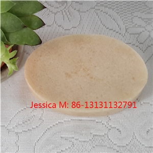 Oval Shape Pink Marble Soap Dish /Oval Shape Pink Marble Soap Holder