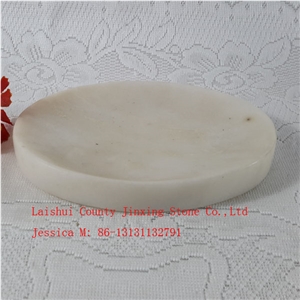 Oval Shape White Marble Soap Dish /White Marble Soap Holder /Stone Soap Holder