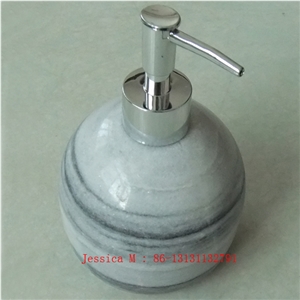 Round Shape Marble Soap Dispenser /Ball Shape Stone Soap Dispenser