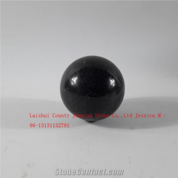 Sphere Stone Balls /Black Marble Easter Eggs