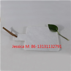 White Marble Cutting Board with Handle /White Marble Cheese Board with Handle /White Marble Chopping with Handle /White Marble Serving Board with Handle