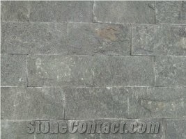 Black Quartzite Wall Split Stone, Stacked Stone Veneer, Ledge Stone, Corner Stone Cultured Stone