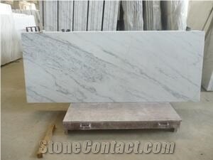 China Bianco Cararra Guangxi White Marble Polished Slabs & Tiles
