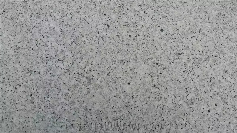 G640 China White Grey Flower Light Grey Granite Polished Flamed Tiles Slabs