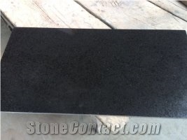 G684 China Black Basalt Fuding Black Galaxy Crystal Black Polished Slabs Tiles