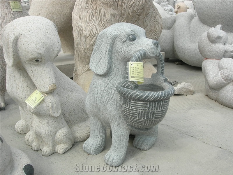 Granite Natural Stone Carving Animal Sculpture Garden Sculpture