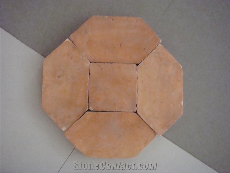 Handmade Terracotta Tiles Red Brown Yellow Round Square Rectangular Tiles