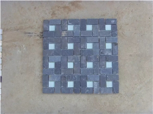 Quartzite Mosaic Split Face/Tumbled Wall Mosaic