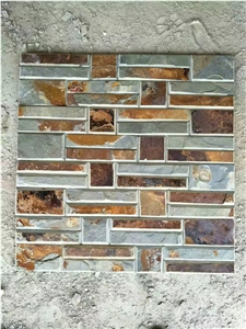 Quartzite Wall Stone Veneer Feature Wall
