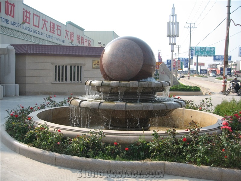 Water Features Stone Fountains Rolling Ball Fountains