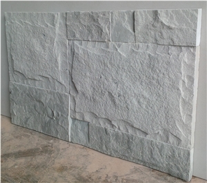 Sky Grey Sandstone Splitface Wall Tiles, Walling Tiles