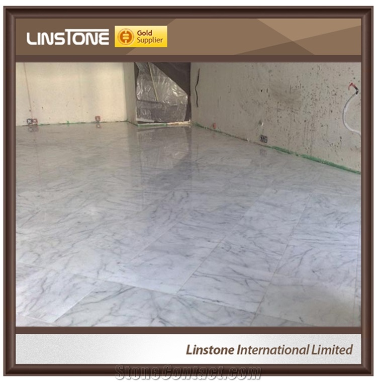 Marble Tile Lowes Polished Marble Tile Carrara Bianco Marble Floor Tiles From China Stonecontact Com