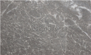 Silver Grey Marble Tiles & Slabs, Polished Marble Floor Covering Tiles, Waling Tiles