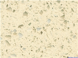 Artificial Quartz Stone Beige Slabs & Tiles, Guangdong China Beige, High Strength & Compression Ratio