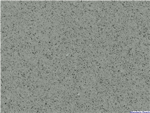Grey Engineered Quartz Stone Countertop Island Tops Size 3200 X 1600 with High Strength and Hardness