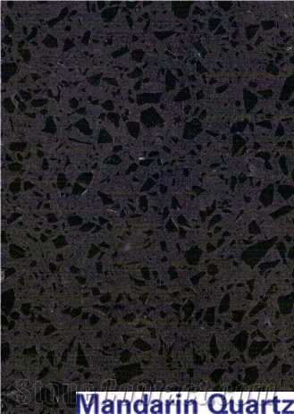 Premium Quality High Gloss Stellar Black Quartz Bathtop Countertop Surfaces for Home Decoration Available in Custom Sizes Wholesale Price