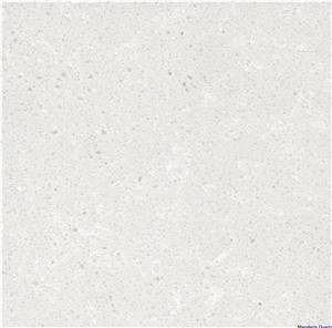 White Engineered Quartz Stone Slabs & Tiles for Interior Decoration