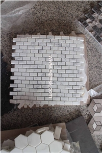 Bianca Carrara stone Mosaic tile,Bianco Di ,Blanc De Carrare,Blanco ,Branco,Carrara Bianca,,Polished 15*32mm Marble Mosaic for Wall,Bathroom Floor