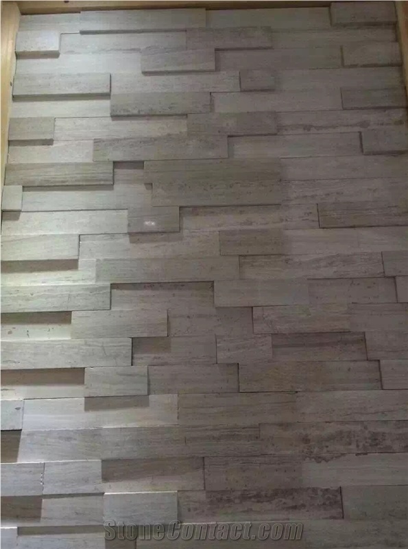 Grey Wooden Grain Marble Tiles&Slabs/Guizhou Wooden Grain/Grey Wooden Marble/White Serpeggiante/China Serpeggiante Marble/Silk Georgette Marble/Athen Grey Marble/White Grain Wall Tile