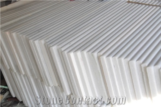 Pure White Marble Polished Tiles & Slabs, Floor Covering Tiles, Walling Tiles