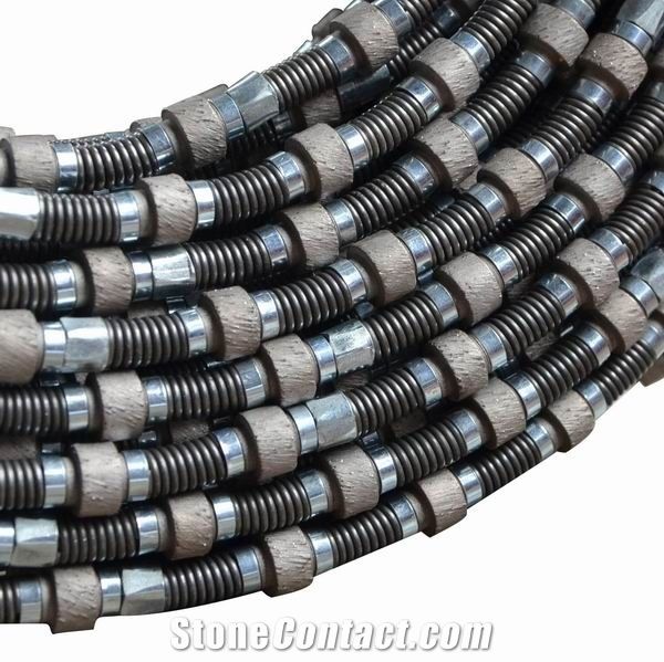 Diamond Beads Rope Saw For Marble Stone Cutting