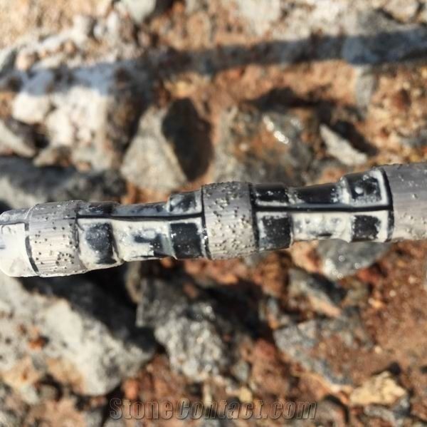 Durable Diamond Wire Saw For Granite Stone Cutting