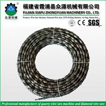 Spring Coated Diamond Wire Rope Saw For Stone Cutting