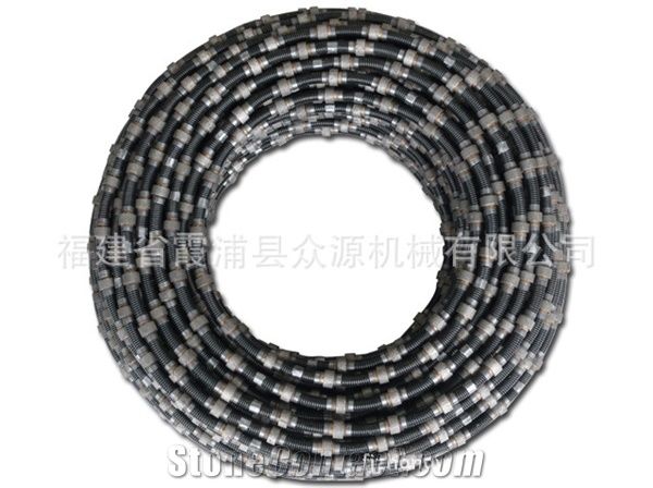 Spring Connected Diamond Wire Saw Rope