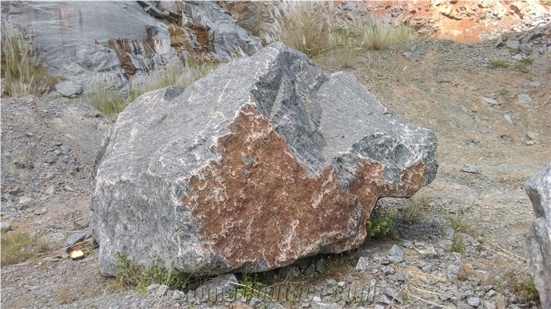 Construction Stone, Grey Basalt Blocks