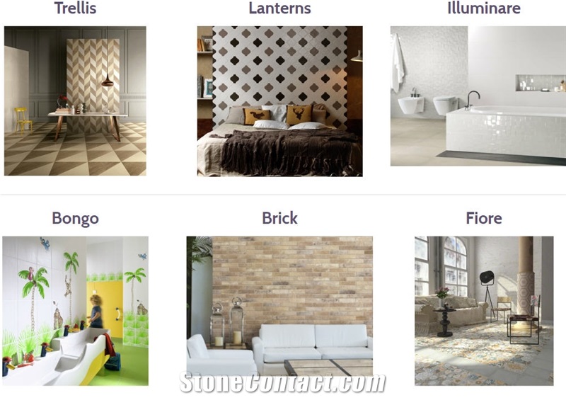 Contemporary Collection Ceramic Tile and Porcelain Tile