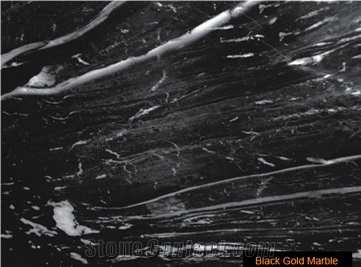 India Black Gold Marble Tiles & Slabs.