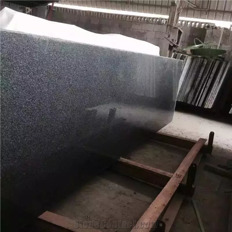 270cm up G654 Polished Granite Countertops/Padang Dark Kitchen Countertop/Impala Black Kitchen Bar Top/Sesame Black Kitchen Worktops