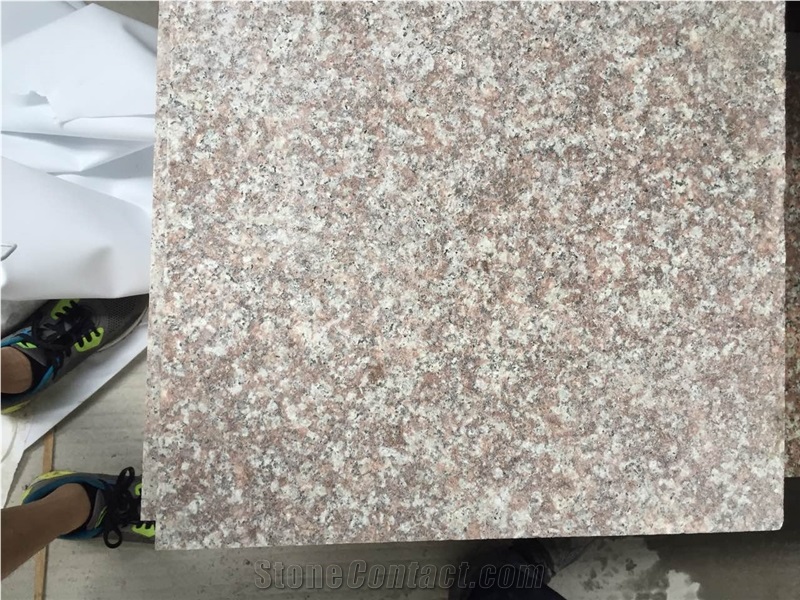 2cm Peach Red Granite Tile & Slabs, Pink Granite Floor Tiles, Chinese G687 Pink Granite Slabs for Sale