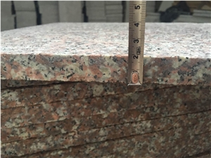 2cm Peach Red Granite Tile & Slabs, Pink Granite Floor Tiles, Chinese G687 Pink Granite Slabs for Sale