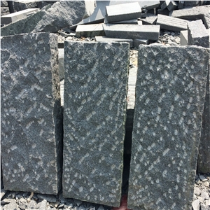 Cheap Pineapple Kebstones/Sesame Black Granite Kerb Stone/Side & Road Stone