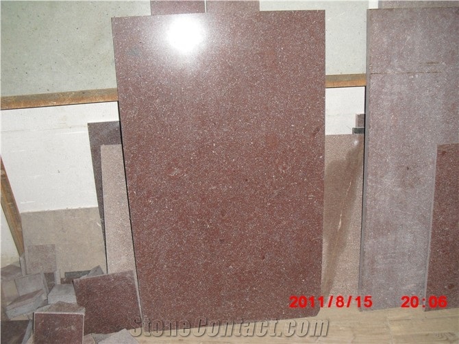 China Red Granite Tiles & Slabs, Polished G666 Granite Tiles, Snowflakes Point Granite Wall Tiles