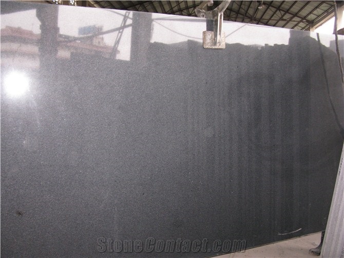Chinese Granite Slabs/Grey Impala Granite Slabs/Polished Granite Big Slabs