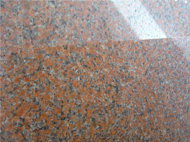 Feng Ye Red Granite Tiles & Slabs, Polished Maple Red Granite Slabs, G562 Granite Big Slabs