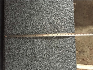 G654 Granite Floor Tiles Bush Hammered/China Granite Floor Covering/Cheap Sesame Black Granite Tile & Slab