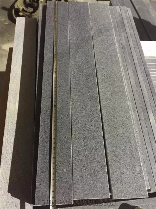 G654 Honed Tile Road Paving /Padang Dark Granite Floor Tiles/Impala Black Granite Skirting