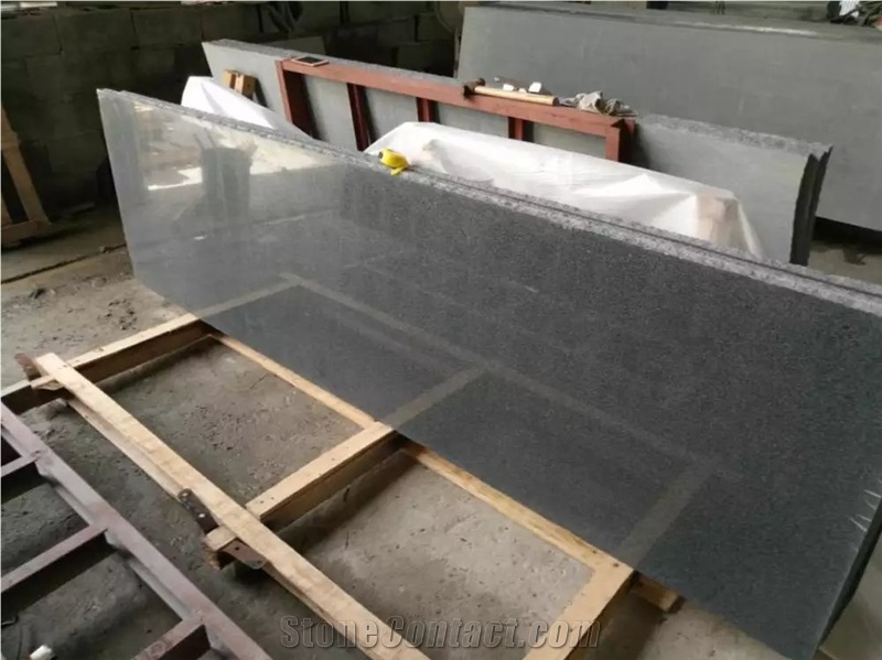 G654 Polished Granite Countertops/Padang Dark Kitchen Countertop/Impala Black Kitchen Bar Top/Sesame Black Kitchen Worktops