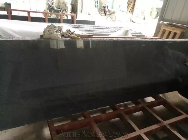 G654 Polished Granite Countertops/Padang Dark Kitchen Countertop/Impala Black Kitchen Bar Top/Sesame Black Kitchen Worktops