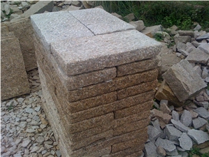 G682 Natural Surface Granite Kerbstones/Zhangpu Rust Natural Surface Granite Kerbstone