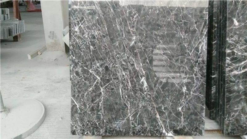 Hang Grey Marble Tiles & Slabs, Hang Grey White Vein Marble Tiles, China Grey Marble Floor Covering Tiles