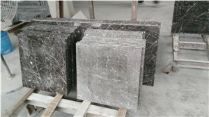 Hang Grey Marble Tiles & Slabs, Hang Grey White Vein Marble Tiles, China Grey Marble Floor Covering Tiles